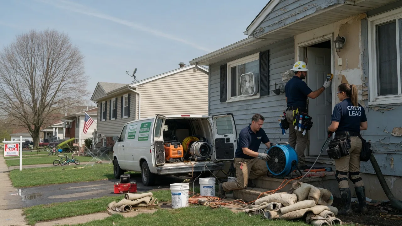 Flood Cleanup in Sparta, NJ near me
